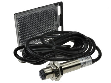 Sensor; photoelectric; G12-3B1NA; NPN; NO; mirror reflective type; 1m; 10÷30V; DC; 200mA; cylindrical metal; fi 12mm; with 2m cable; Greegoo; RoHS