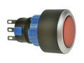 Switch; push button; LAS1-AWY-11Z/R; ON-ON; red; no backlight; solder; 2 positions; 5A; 250V AC; 22mm; 40mm; Onpow
