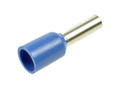 Cord end terminal; 8mm; ferrule; insulated; KRI25/8; blue; straight; for cable; 2,5mm2; crimped; 1 way