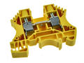 Connector; DIN rail mounted; DK6-YW; yellow; screw; 0,5÷6mm2; 41A; 500V; 1 way; Dinkle; RoHS