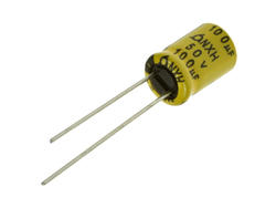 Capacitor; electrolytic; Low Impedance; 100uF; 50V; NXH50VB100M; diam.8x11,5mm; 3,5mm; through-hole (THT); bulk; Samyoung; RoHS