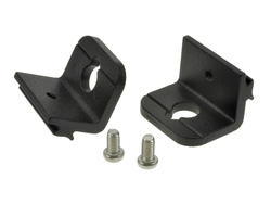 Mounting bracket; ALMF-002PBK; aluminum; black; 18x25mm; 1kpl = 2części + śruby ALUG; Gainta; RoHS