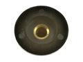 Knob; 3018 bez skali; 6mm; gray; black; fi 29/15mm; 18mm; aluminium; plastic; screw fastening