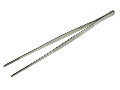 Tweezers; P250; 250mm; straight; metal