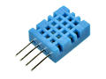 Sensor; temperature; humidity; DHT11; with digital output; SIL4; solder; flat; through hole; 3÷5V; DC; 0÷50°C; 20÷90% RH; 0,4%