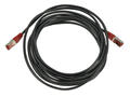 Cable; patchcord; U/UTP; CAT 5e; 4m; black; RJ4540Bo; stranded; Cu; round; PVC; 2x RJ45 plugs