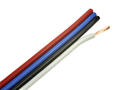 Wire; flat; TLWY; 4x0,50mm2; 0,50mm2; multicolor; PVC; -30...+70°C; 150V; 50m reel; Technokabel; RoHS