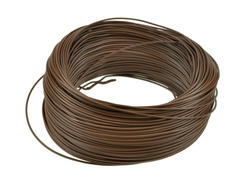 Wire; equipment; H05V-K (LgY); 1 core; stranded; Cu; 1,00mm2; brown; PVC; -40...+70°C; 300/500V; 100m reel; Elektrokabel; RoHS; 2,9mm; 1x1,00mm2
