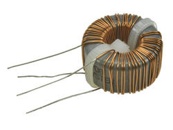 Inductor; wire toroidal with current compensation; DTS-20/10/1,0; 2x10mH; 1A; fi 21,5/12,5x20; through-hole (THT); 2x0,12ohm; Feryster