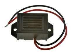 Electromagnetic buzzer; KPMB-G2324L; 75 dB; 24V; 30mA; 4kHz; on panel; with built in generator; cables; 15mm; RoHS; FC24