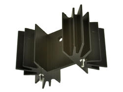 Heatsink; SK129/2,5; with hole; with 2 solder pins; blackened; 25mm; H; 7,8K/W; 41mm; 24,8mm
