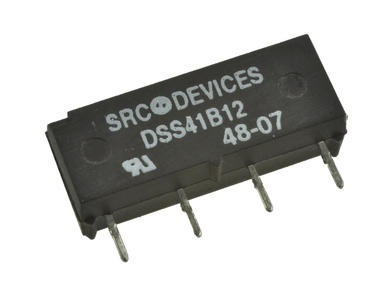 Relay; electromagnetic miniature; DSS41B12; 12V; DC; SPST NC; 0,5A; 200V AC; PCB trough hole; CP Clare; RoHS