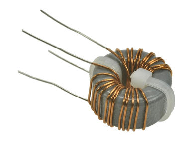 Inductor; wire toroidal with current compensation; DTS-20/2,2/5,0-V; 2x2,2mH; 5A; fi 21,5/12,5x20; through-hole (THT); 2x0,032ohm; Feryster