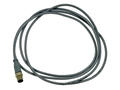 Plug with cable; 43-10104; M12-4p; 4 ways; straight; with 2m cable; 0,34mm2; 6mm; grey; IP67; 4A; 250V; Conec; RoHS