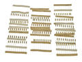 Resistors set; 160szt.; carbon film; ZR-1/25-160; 0,25W; 10÷1000000ohm; 5%; through-hole (THT)