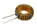 Inductor; wire toroidal; DTMSS-23/0,1/5,0-V; 100uH; 5A; fi 25,5x10x10,5mm; through-hole (THT); vertical; 9mm; 0,033ohm; Feryster; RoHS