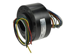 Connector; slip ring; SR3899-6P; 6 ways; with 0,25m cable; through bore; 10A; 250V; Yumo; RoHS