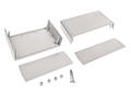 Enclosure; multipurpose; Z15J; polystyrene; 148mm; 250mm; 90mm; light gray; with side panels; Kradex; RoHS