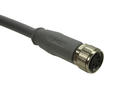 Socket with cable; 42-10034; M8-4p; 4 ways; straight; with 5m cable; 0,25mm2; for cable; grey; IP67; 3A; 60V; Conec; RoHS