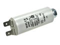 Capacitor; motor; I150V530J-B1; MKSP; 3uF; 450V AC; fi 25x58mm; 6,3mm connectors; screw with a nut; Miflex; RoHS