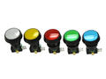 Switch; push button; 910-2-10-1C2 YELLOW 24V LED; ON-(ON); yellow; LED 24V backlight; yellow; 4,8x0,8mm connectors; 2 positions; 10A; 250V AC; 25mm; 56mm; Highly