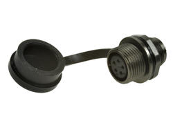 Socket; ST1212/S5; 5 ways; solder; 0,75mm2; ST12; for panel; 12mm; IP67; 5A; 180V; Weipu; RoHS