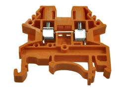 Connector; DIN rail mounted; DK2.5N-OR; orange; screw; 0,34÷2,5mm2; 20A; 600V; 1 way; Dinkle; RoHS