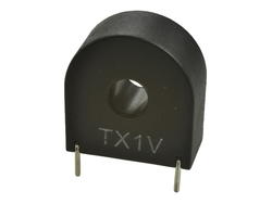 Current transformer; TX1V; 100A; 76ohm; 1000:1; for PCB