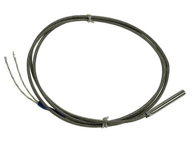 Sensor; temperature; A-PT1000/150/G; resistive; with housing; cylindrical metal; PT1000; with 1,5m cable; 6x50mm; 1kOhm; -30÷500°C