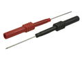 Test probe; 20.162.2; black; 1mm; pluggable (4mm banana socket); 10A; 60V; 93mm; flexible; stainless steel; PA; Amass; RoHS