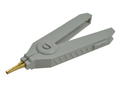 Crocodile clip; 27.320.7; grey; 91mm; solder; gold plated brass; Amass; RoHS