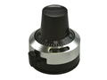 turns counter; WXD3590; 6,35mm; silver; black; fi 22/11mm; 23,5mm; aluminium; ABS; with range/scale; 10; KLS