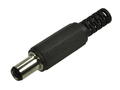 Plug; 2,5mm; DC power; 5,5mm; 9,0mm; SC-3049; straight; for cable; solder; plastic; RoHS