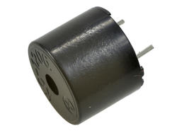 Electromagnetic buzzer; KC-1206; 85 dB; 5V; 40mA; dia. 12mm; 2400Hz; through hole (THT); 6,5; without generator; pins; 9mm