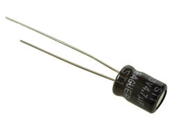Capacitor; mini; electrolytic; 4,7uF; 63V; ST1; c; diam.5x7mm; 2mm; through-hole (THT); bulk; Leaguer; RoHS