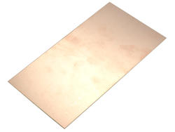 Laminate; biilateral copper; 110x200mm; FR4; 18um; 1,5mm; copper