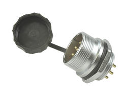 Plug; WF20J7ZM1; 7 ways; solder; 1,5mm2; for panel; 20mm; IP67; 10A; 500V; Weipu; RoHS