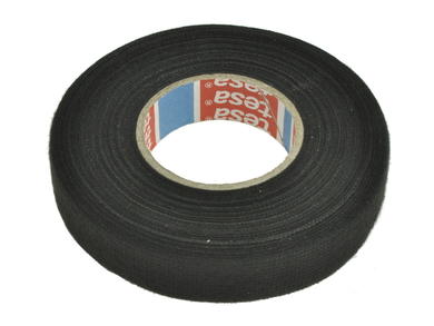Tape; insulation; TI15MMTS; 15m; 15mm; black; TESA; self-adhesive; textile