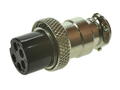 Socket; microphone; NC/5p-805; 5 ways; for cable; solder; 5A; 125V; IP55