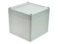 Enclosure; multipurpose; G2102; polycarbonate; 100mm; 100mm; 90mm; IP65; light gray; recessed area on cover; Gainta; RoHS