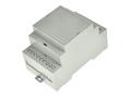 Enclosure; DIN rail mounting; D3MG; ABS; 53,3mm; 90,2mm; 57,5mm; light gray; snap; Gainta; RoHS; no gasket