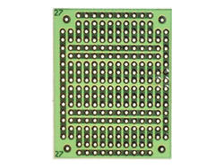 Circuit board; multipurpose; UM-27; 234; 38x49;2,54mm; drilled; 1pcs.; green