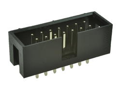 Plug; IDC; BH14-S; 14 ways; 2x7; straight; 2,54mm; gold plated; through hole; Connectar; RoHS