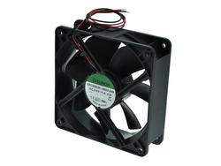 Fan; EEC0382B1-000U-A99; 120x120x38mm; ball bearing; 24V; DC; 9,2W; 234,4m3/h; 48dB; 0,38A; 3100RPM; 2 wires; Sunon; RoHS; 10÷27,6V; 310mm