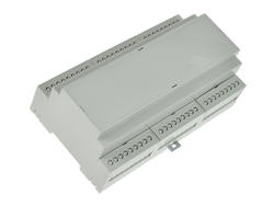 Enclosure; DIN rail mounting; D9MG; ABS; 159,5mm; 90,2mm; 57,5mm; light gray; snap; Gainta; RoHS; no gasket