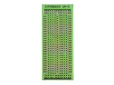 Płytka; uniwersalna; UM-0; 461; 35x86; 2,54mm; wiercona; 1szt.; zielona