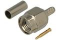 Plug; SMA; M-SMA-174-P; for cable; RG174 50 Ohm; crimped; straight; impedance 50 Ohm; Connectar; RoHS