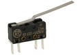 Microswitch; 83-133s-54AR-35,75; lever; 35,75mm; 1NO+1NC; snap action; conectors 2,8mm; 2,5A; 250V; IP40; Promet; RoHS
