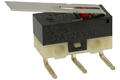 Microswitch; KW10-Z2R-150; lever; 15mm; 1NO+1NC common pin; snap action; angled 90°; trough hole; 1A; 250V; KLS; RoHS
