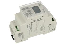 Przekaźnik; instalacyjny; czasowy; TS2M1-1-16A; 230V; AC; zegar programowalny; 1 styk przełączny; 16A; 250V AC; na szynę DIN35; Selec; RoHS; CE